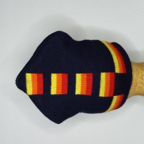 Vintage Wigwam Ski Capl 100%Pure Virgin Wool, Navy  with stripes, Pre-owned - Picture 3 of 5